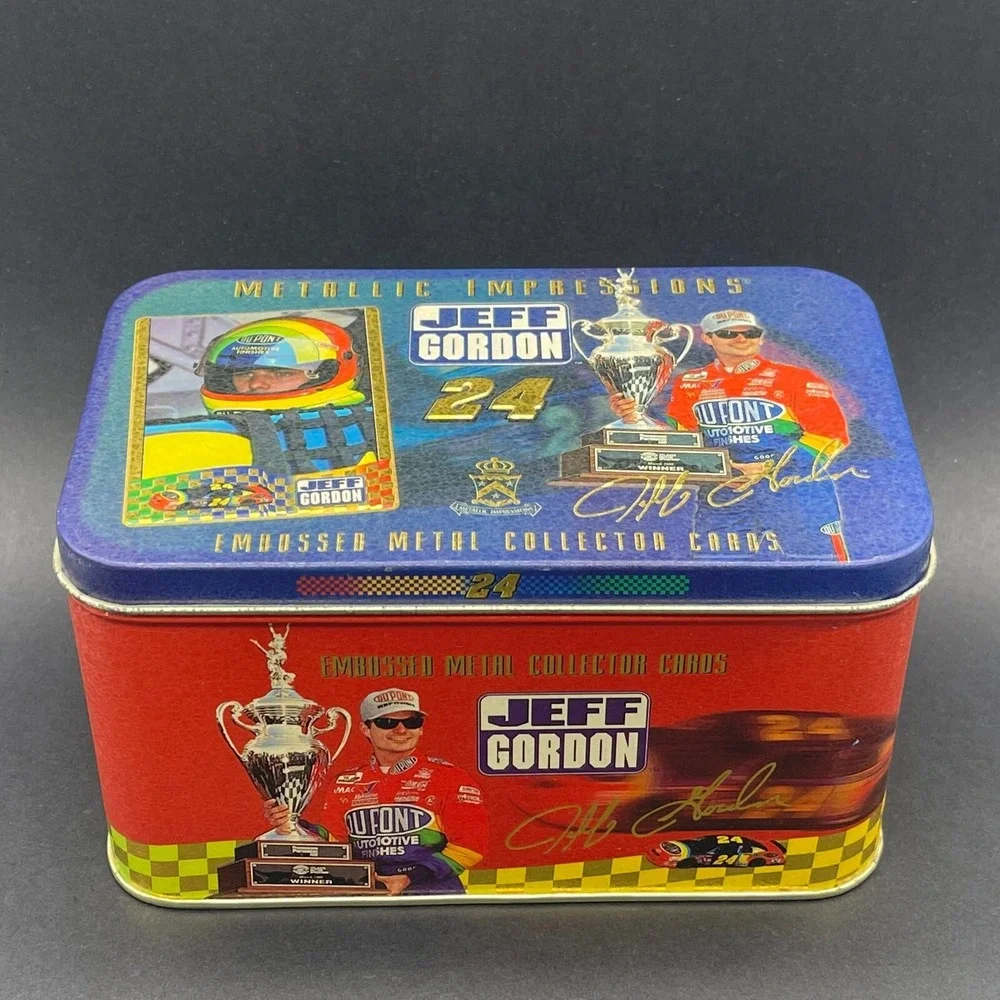 Metallic‎ Impressions Jeff Gordon #24 Embossed metal Collector Cards 1-10 Nascar